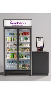 Микромаркет самообслуживания (умный холодильник) VENDSHOP CAFE